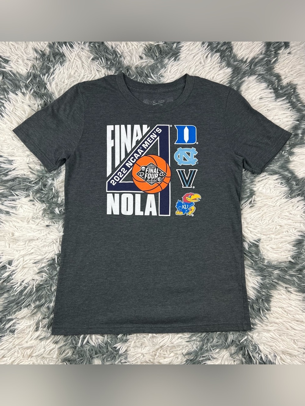 The Victory Youth Kids 2022 NCAA Final Four Gray Size Large